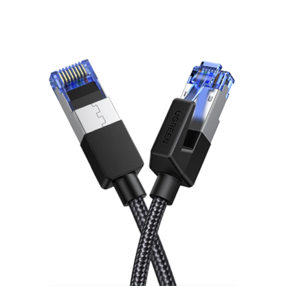 UGREEN Cat8 Nylon Braided Ethernet Cable – 40Gbps with Modular Plugs – 1m