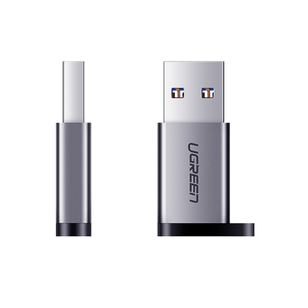 UGREEN USB 3.0 Male to Type-C 3.1 Female Adapter, Data Transfer & Charging