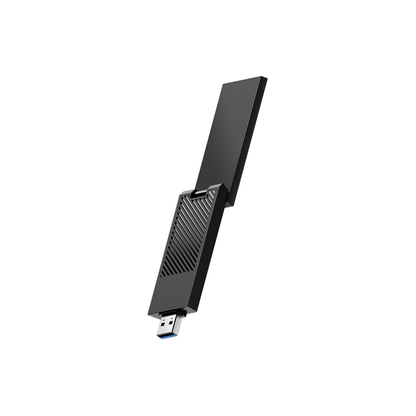 Cudy AX5400 Wi-Fi 6E USB 3.0 Tri-Band High-Gain Adapter-Black
