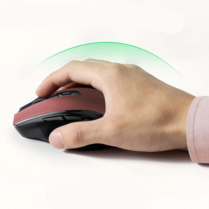 UGREEN MU006 2.4GHz Wireless Optical Mouse – Red