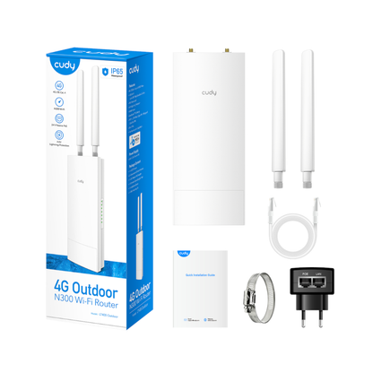 Cudy LT400 4G LTE N300 300Mbps Wi-Fi Outdoor Router
