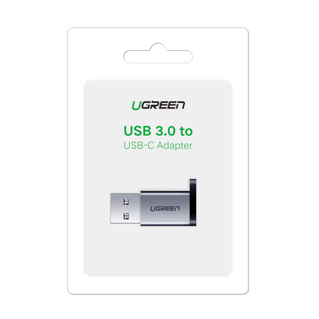 UGREEN USB 3.0 Male to Type-C 3.1 Female Adapter, Data Transfer & Charging