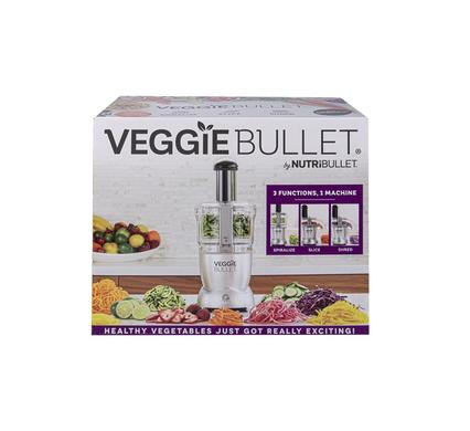 NutriBullet Veggie Bullet 3-in-1 Electric Spiralizer and Food Processor