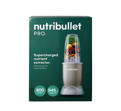 NutriBullet Pro 900W High-Speed Personal Blender (8-Piece Set, Champagne)