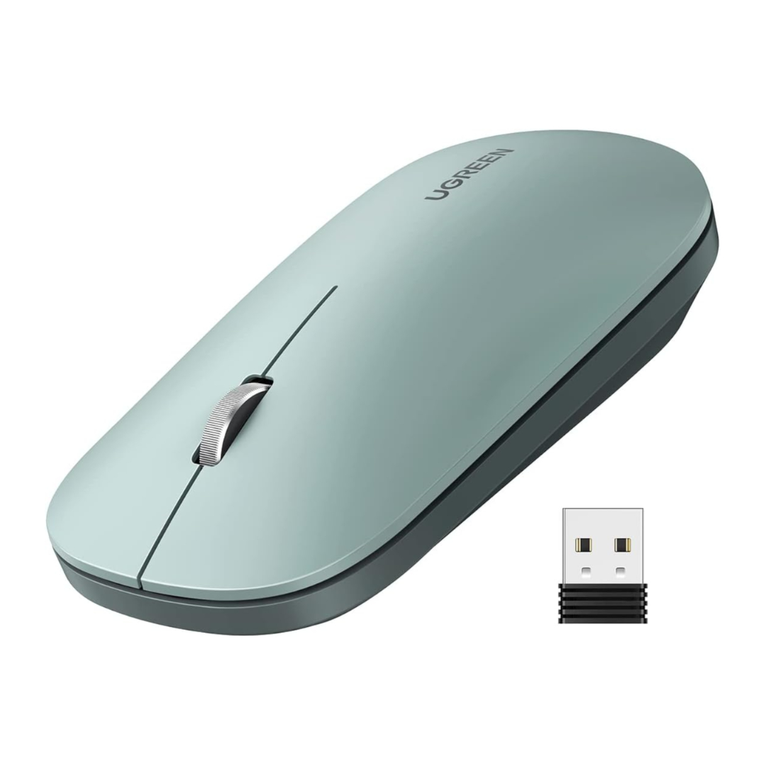 UGREEN Portable 2.4GHz Wireless Mouse – Green