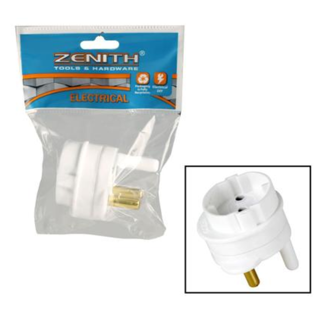 Zenith 2-Pin Euro Plug Adaptor
