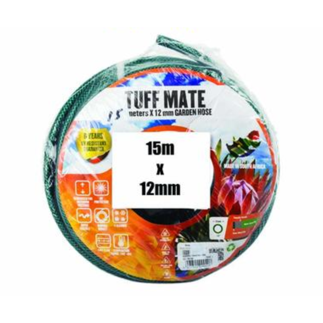 Tuff Mate 12mm x 15m Garden Hose