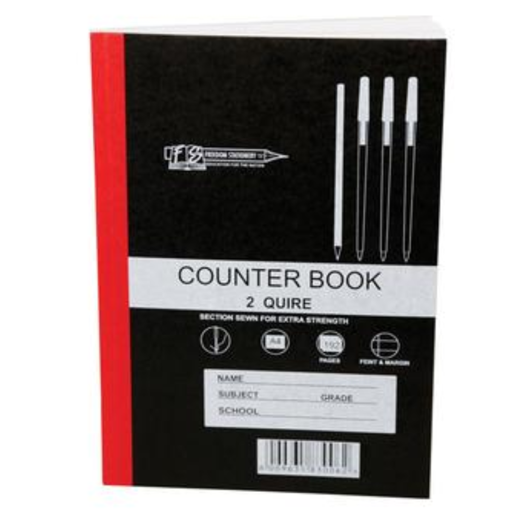 A4 Hardcover Counter Book (2 Quire) - 192 Pages