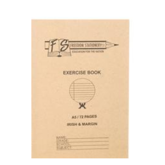 A5 Soft Cover Irish & Margin - 72 Pages