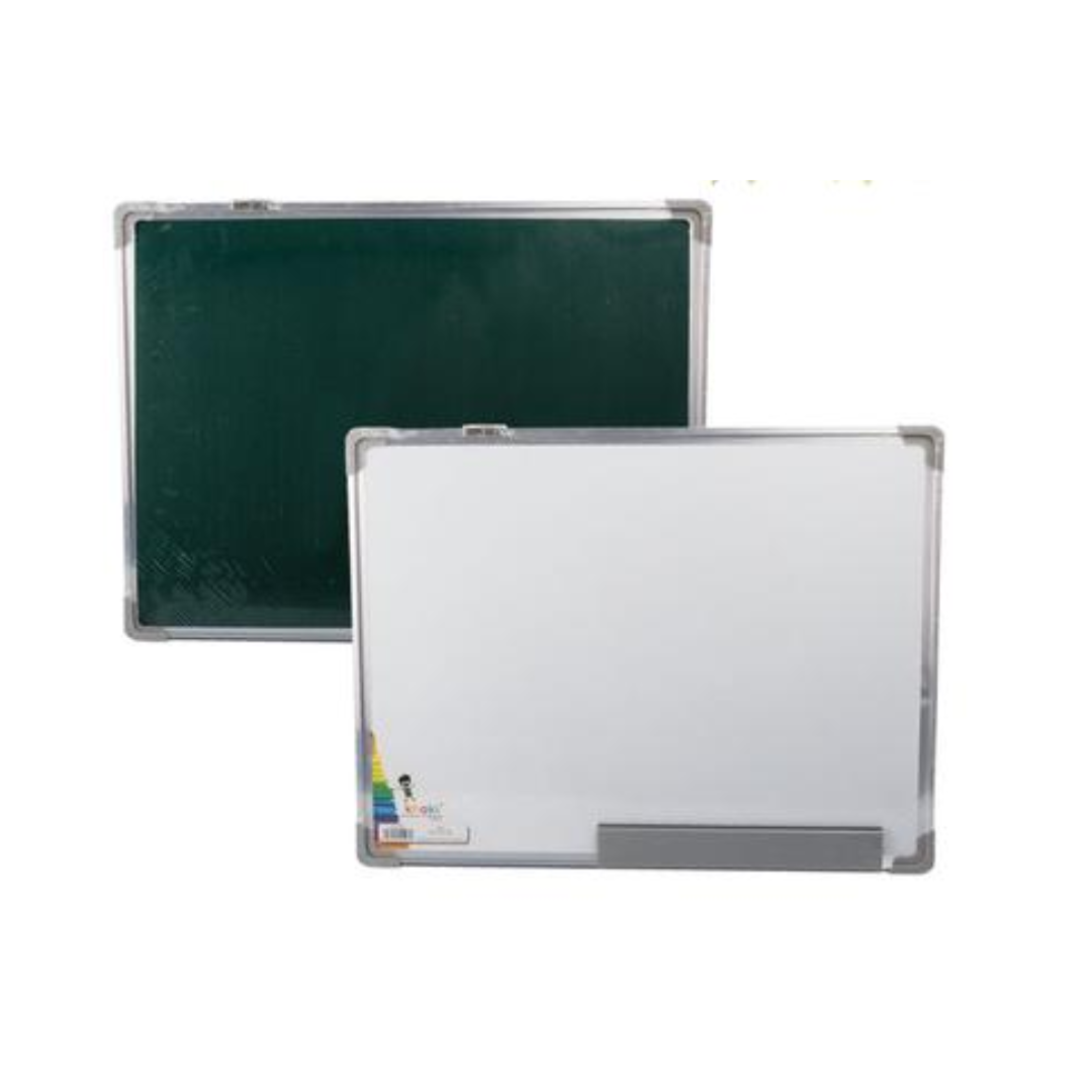 Khoki 60x45cm whiteboard/chalkboard (Double Sided)