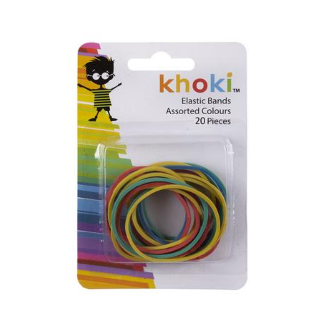 Khoki Elastic Bands - Pack of 20