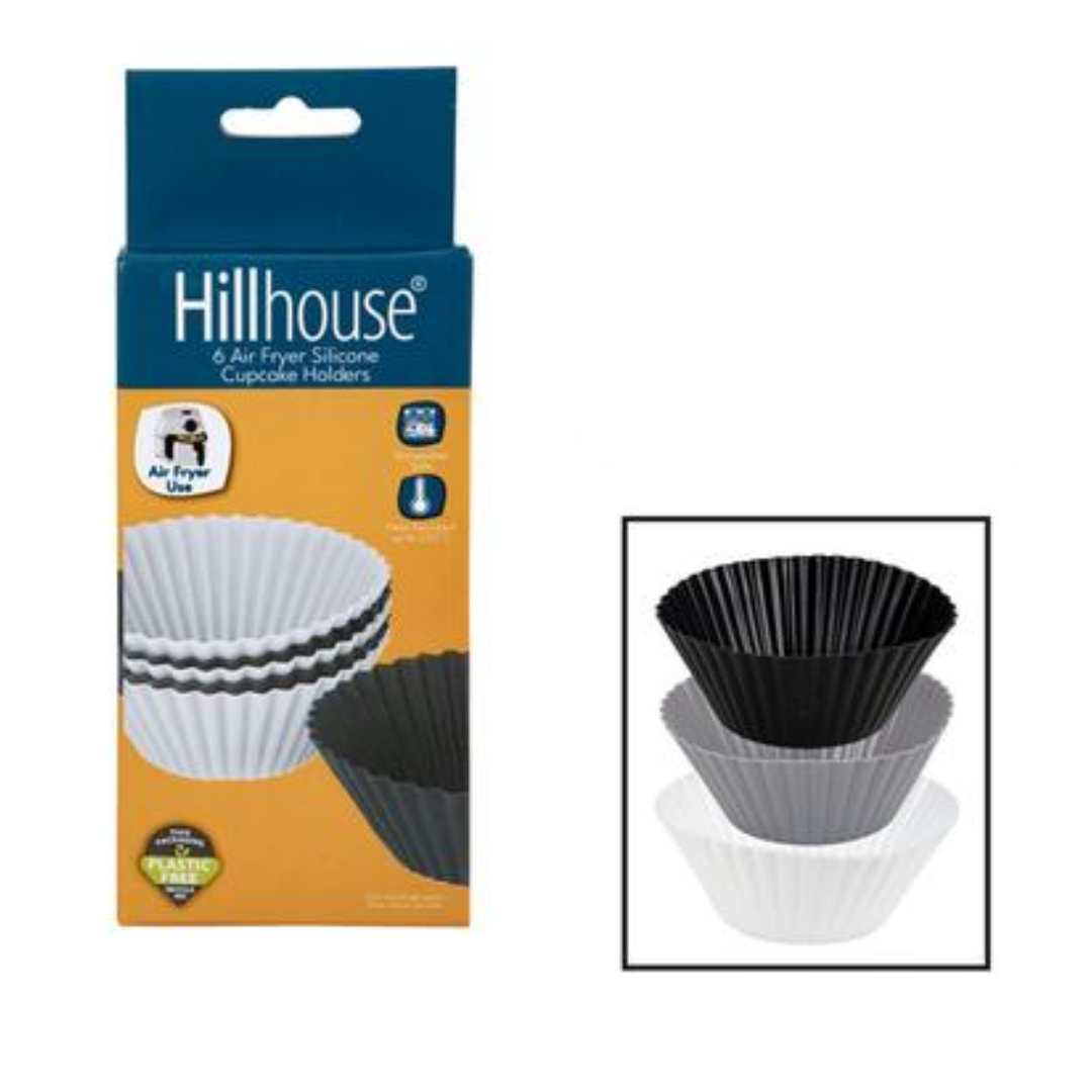 Hillhouse 6 Piece Air Fryer Silicone Cupcake Cases