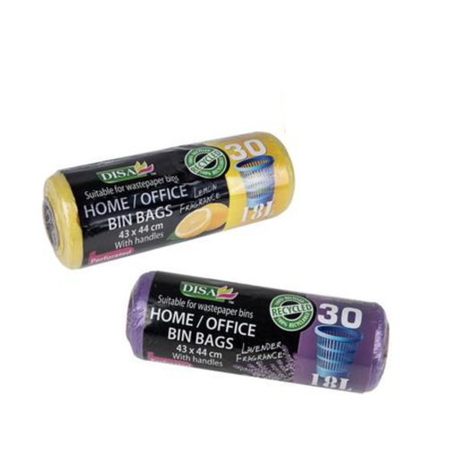 Disa Scented Refuse Bags with Handles (30 Pack)