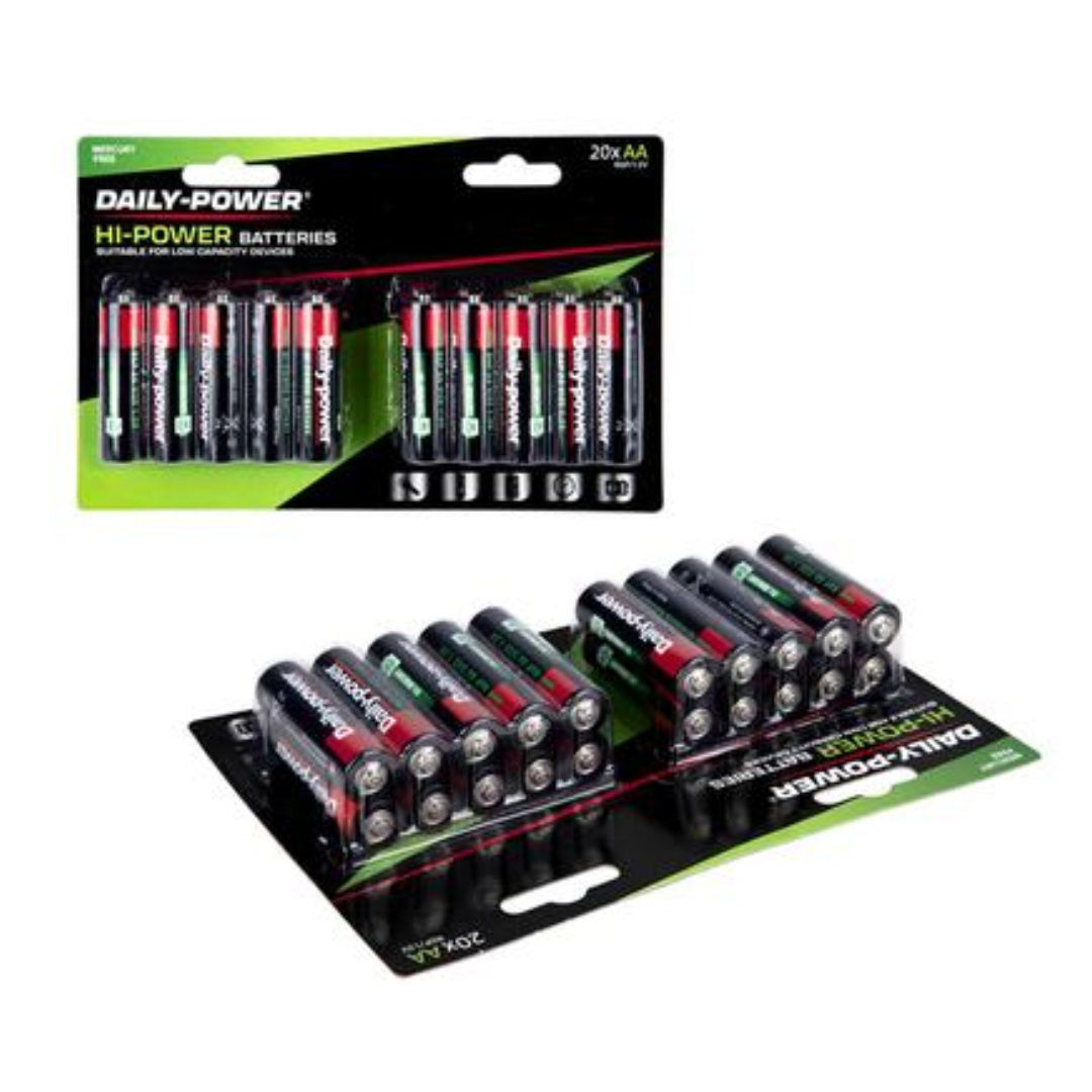Daily Power H/Power AA / R6P Batteries (20 Pack)