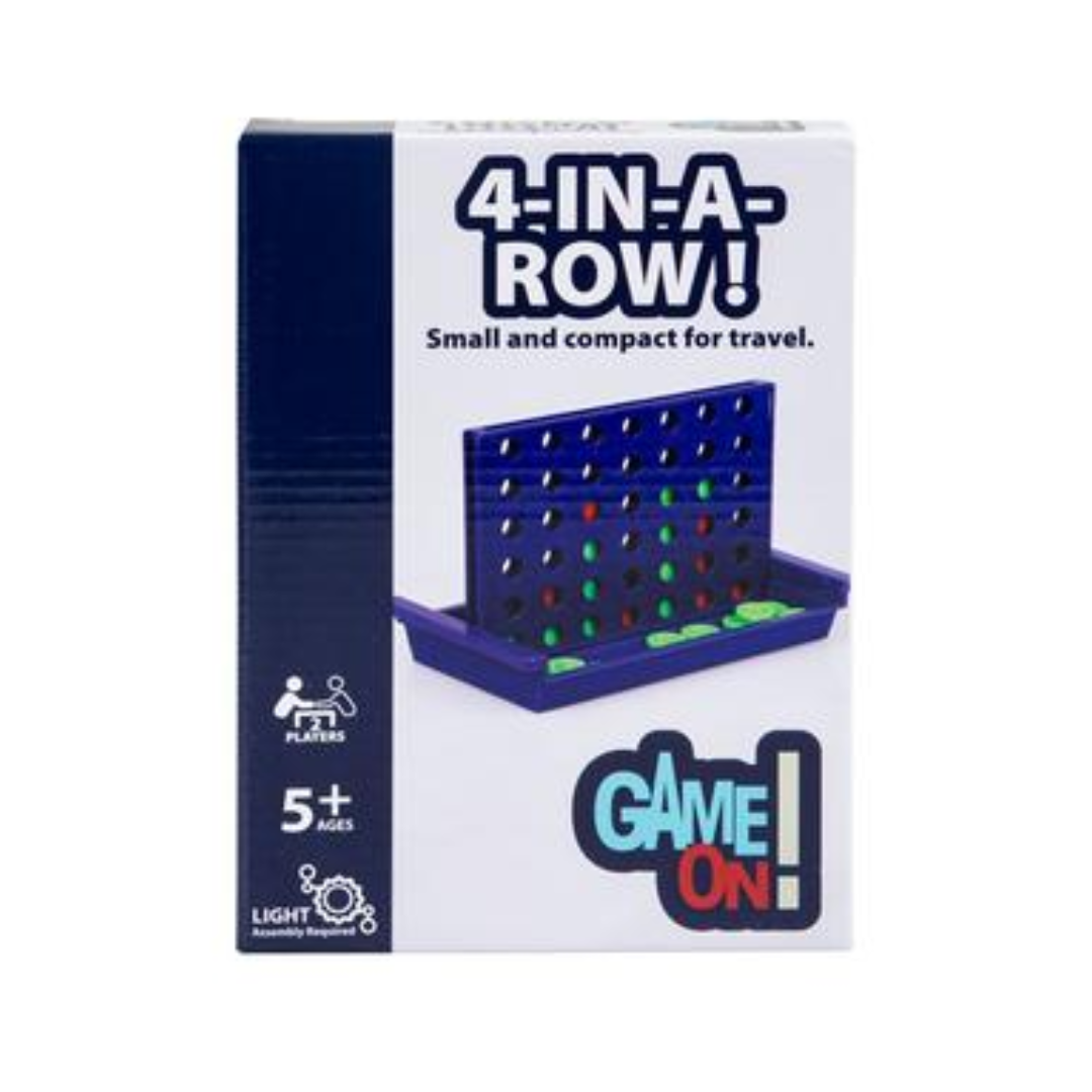 GAME ON! 4-In-A-Row! Travel Game