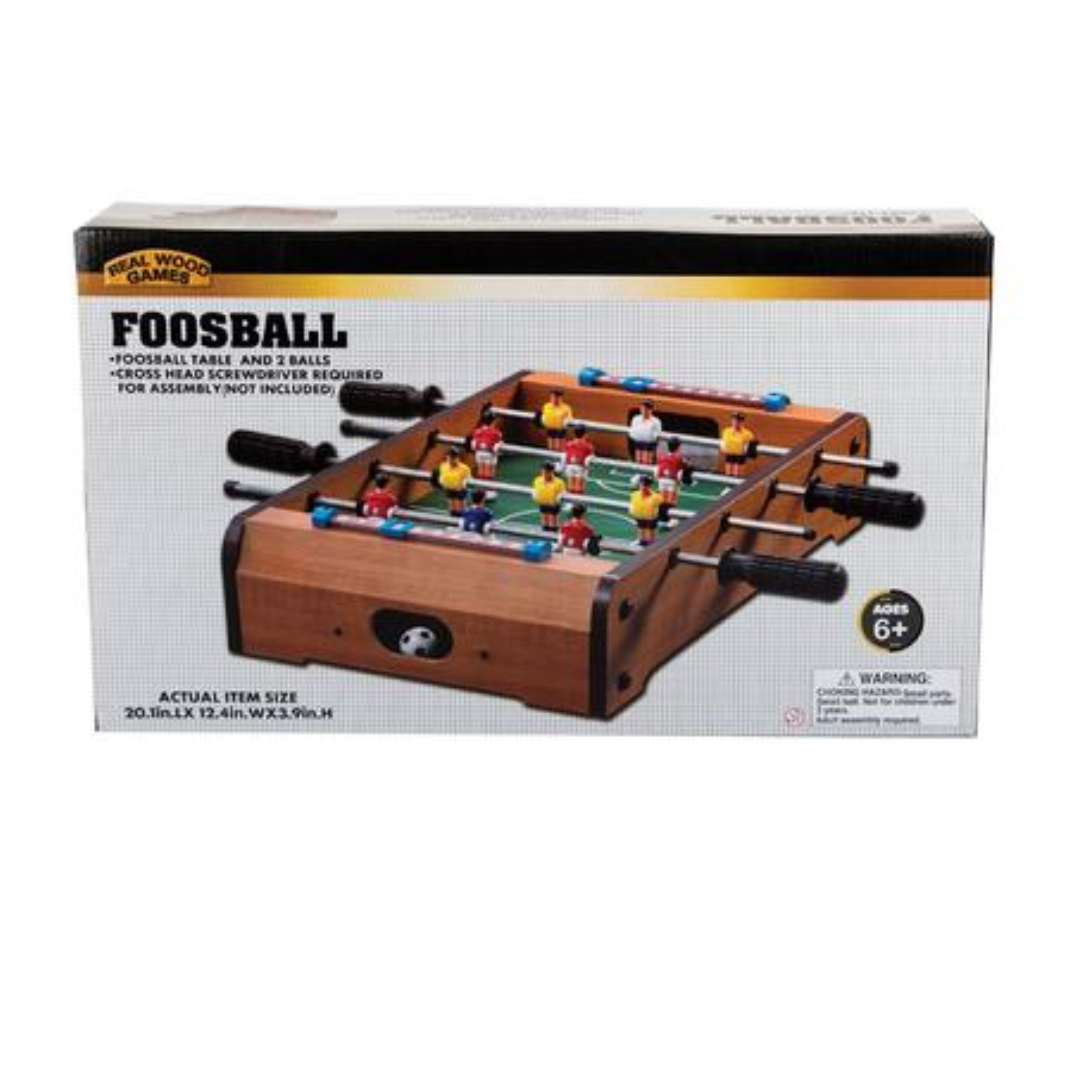 REAL WOOD GAMES Foosball Tabletop Game