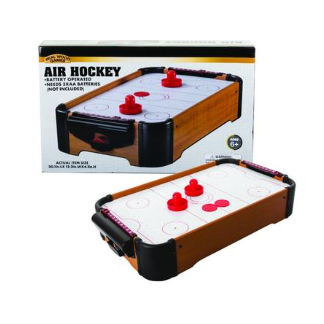 REAL WOOD GAMES Air Hockey Tabletop Game