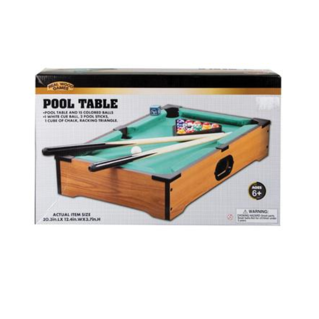 REAL WOOD GAMES Pool Tabletop Game
