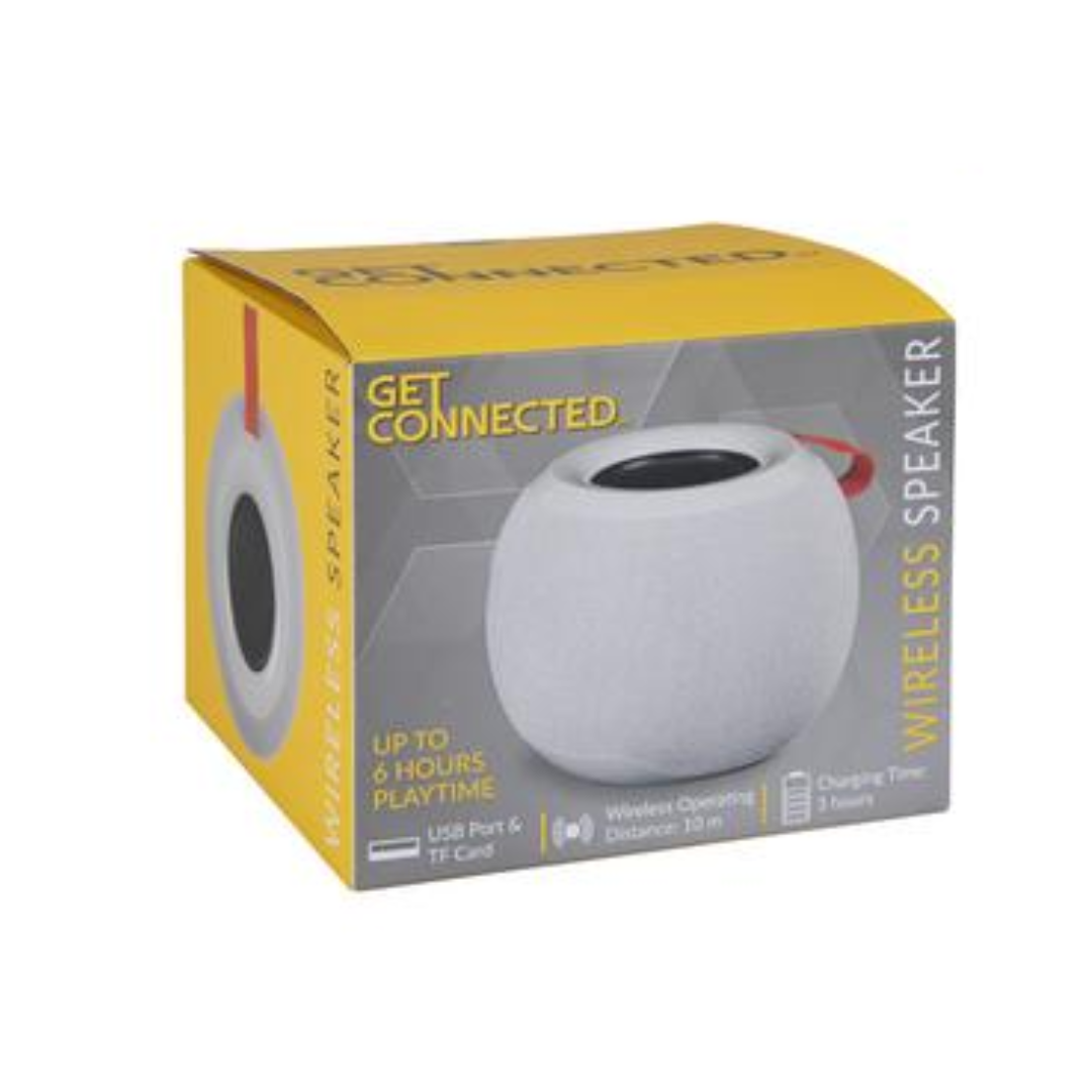 Get Connected Wireless Speaker 13cm Round: